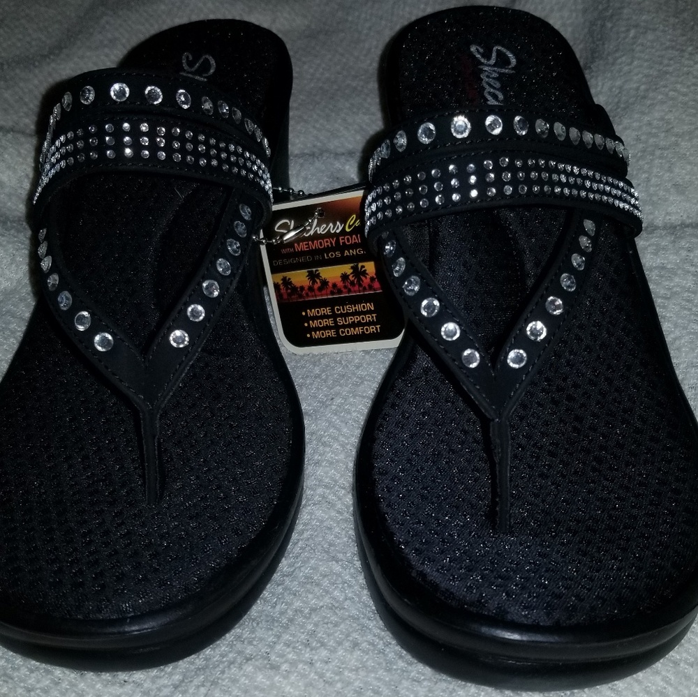 New Skechers Cali Black Rumblers FAMOUS